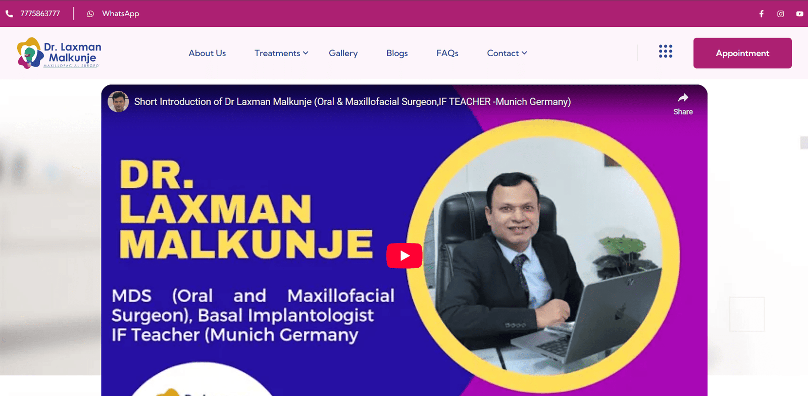 Dr Laxman Malkunje